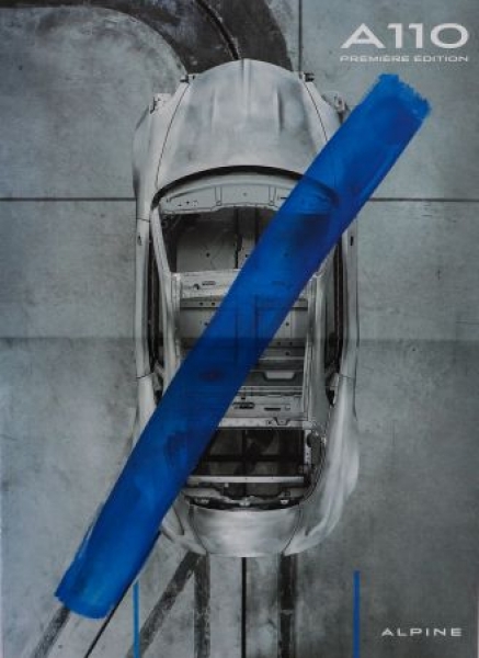 Renault Alpine A 110 Modelprogram 2017 "Premiere Edition" Carbrochure  (5533)